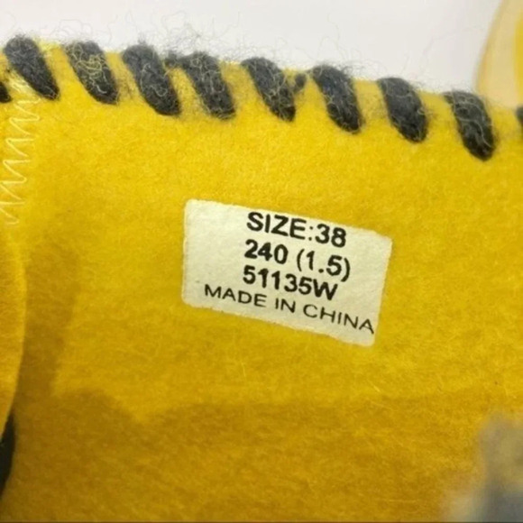 Joy & Mario Yellow Ankle Boots Sz 38 - Picture 7 of 10